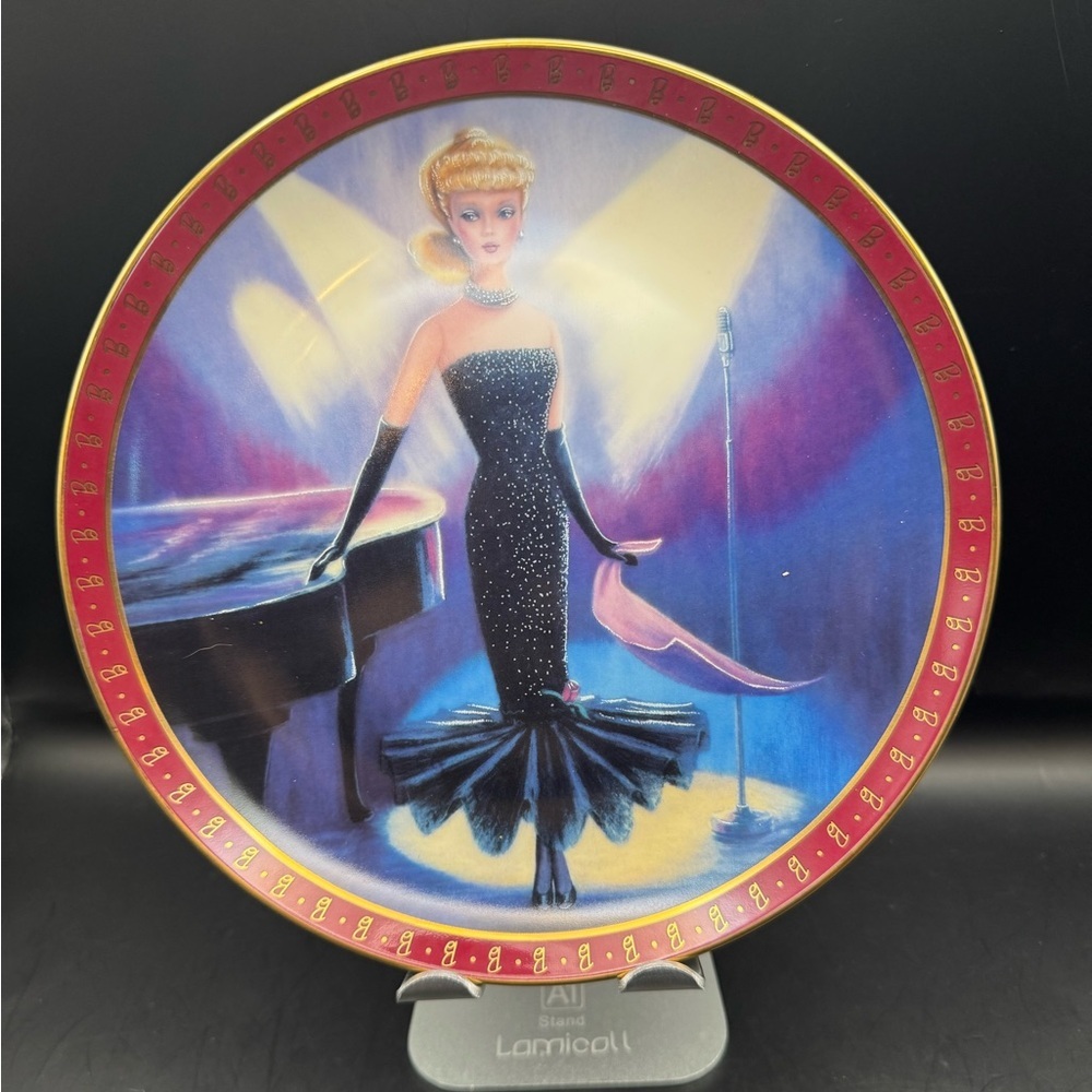Barbie Solo In The Spotlight 1990 Collector Plate Morton Danbury Mint  #G7860